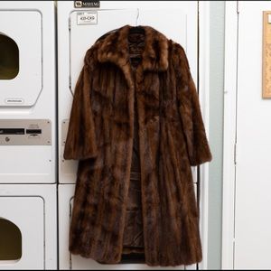 1950’s luxury vintage designer Fur Coat REAL FUR